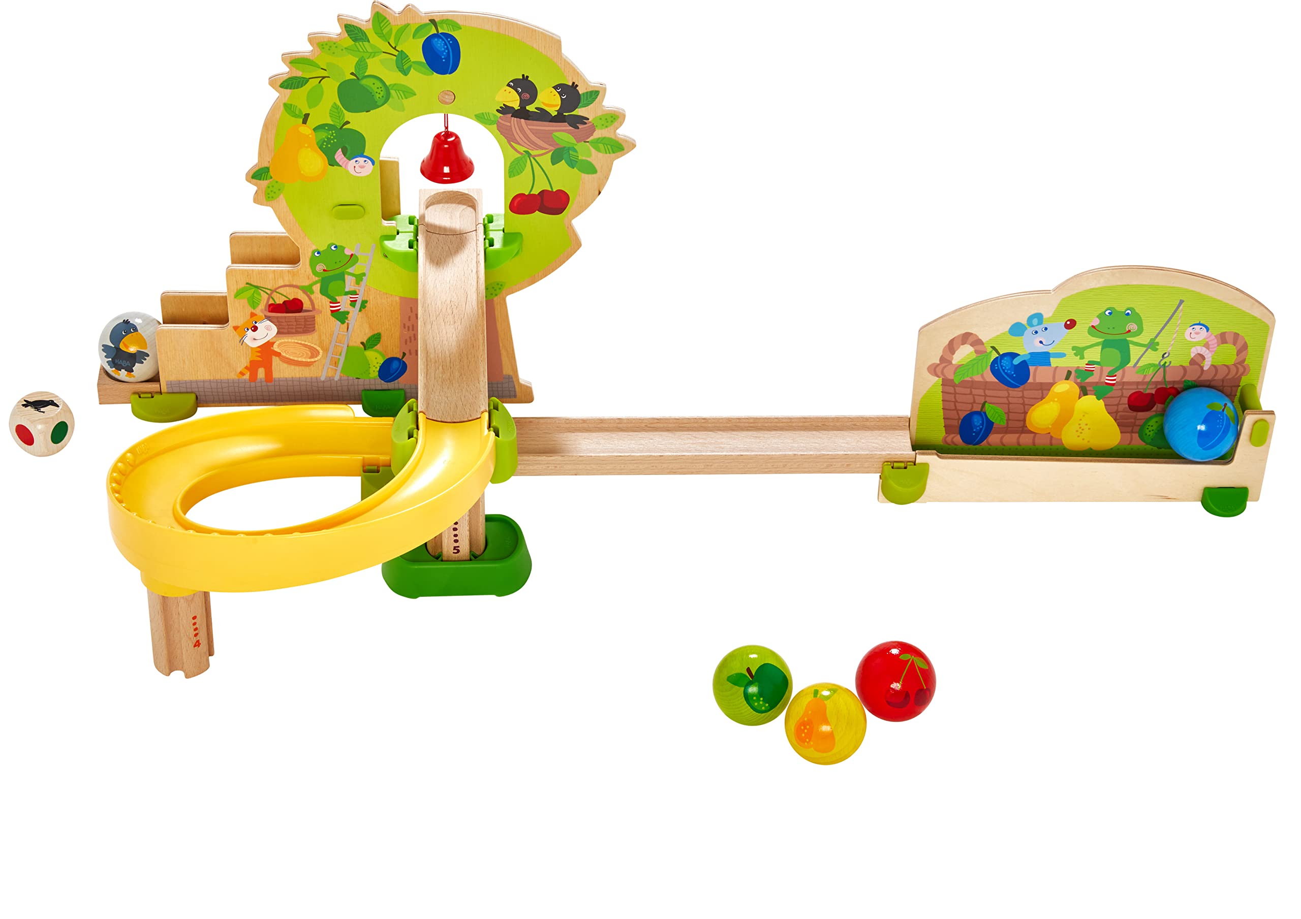 Amazon.com: HABA - Kullerbu Ball Slide - The Orchard - 8 years and